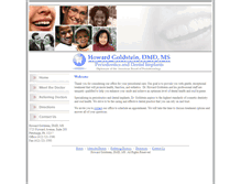 Tablet Screenshot of goldsteindmd.com